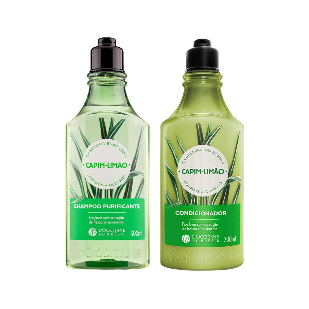 Shampoo e Condicionador Cabeleira Brasileira Capim-Limão